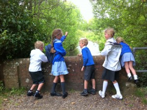 How long before the Tribe are playing Pooh Sticks on the way back from school, again?