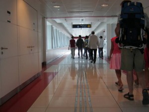 The spotless Dubai metro