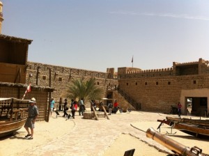 The wonderful Dubai Museum housed in the Al Fahidi Fort built in 1787