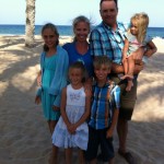 Back to civilisation at the other end of the beach (we still prefer the camping!)