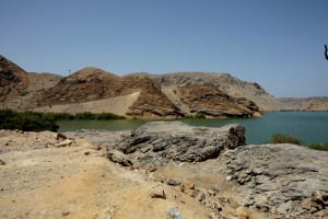 The amazing tidal creeks on the way to As Sifah