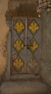 A village door