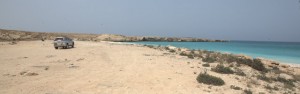 The eastern coastline of Oman en route to Ras al Jinz