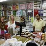 Choosing spices in one of the many spice stores