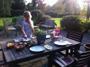 How long before we're back inside?