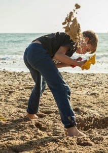 The Boy digging!