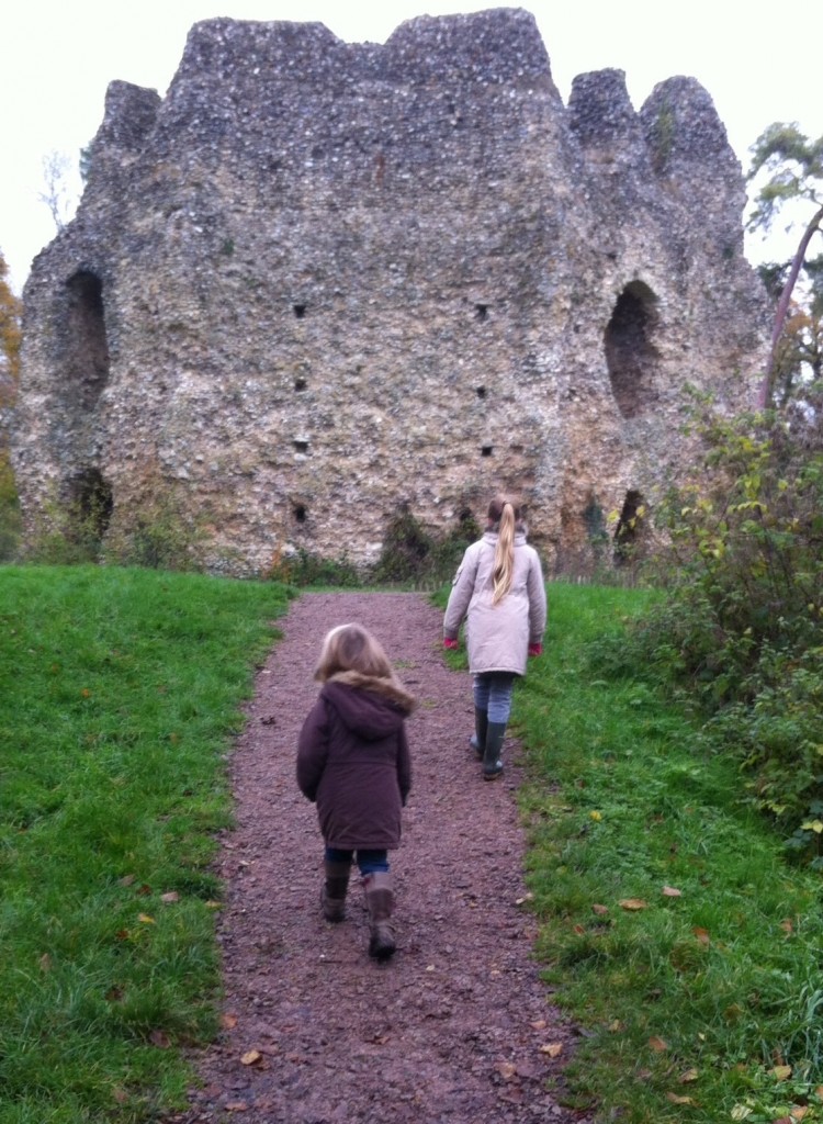 What remains of Odiham Castle