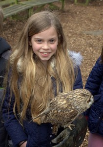 On her way to becoming a bird whisperer