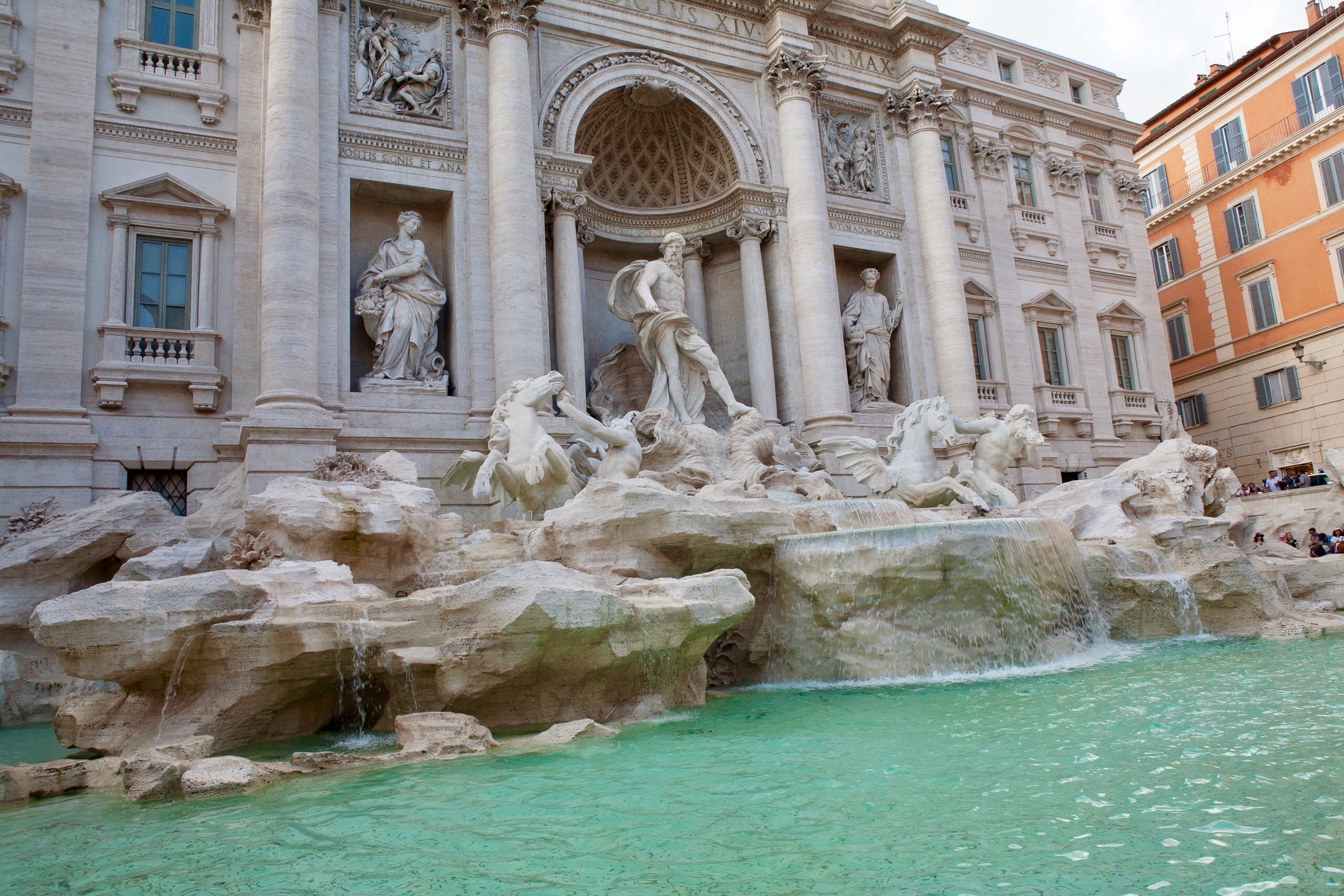 The beautiful Trevi Fountain